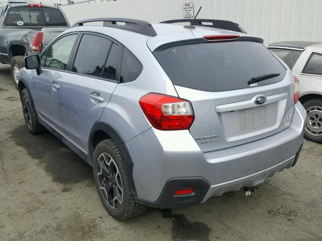 JF2GPAWC4E8306436 - 2014 SUBARU XV CROSSTR SILVER photo 3