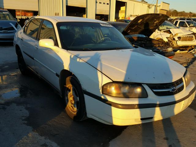 2G1WF55K029303622 - 2002 CHEVROLET IMPALA WHITE photo 1