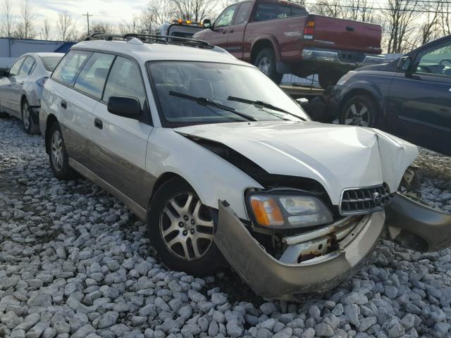 4S3BH675537633269 - 2003 SUBARU LEGACY OUT WHITE photo 1