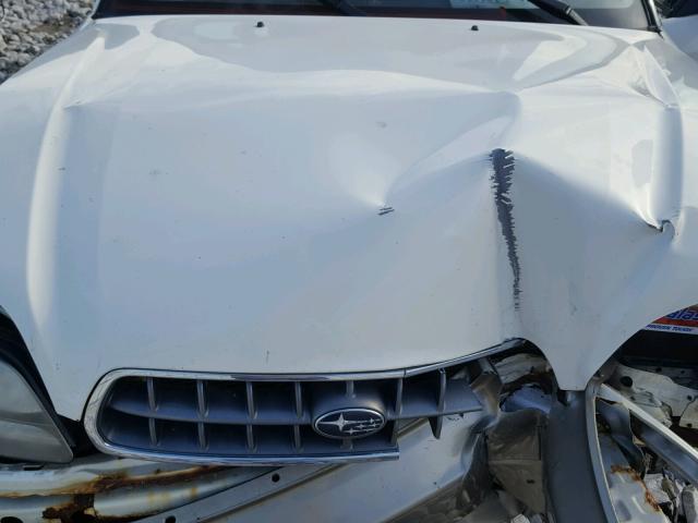 4S3BH675537633269 - 2003 SUBARU LEGACY OUT WHITE photo 7