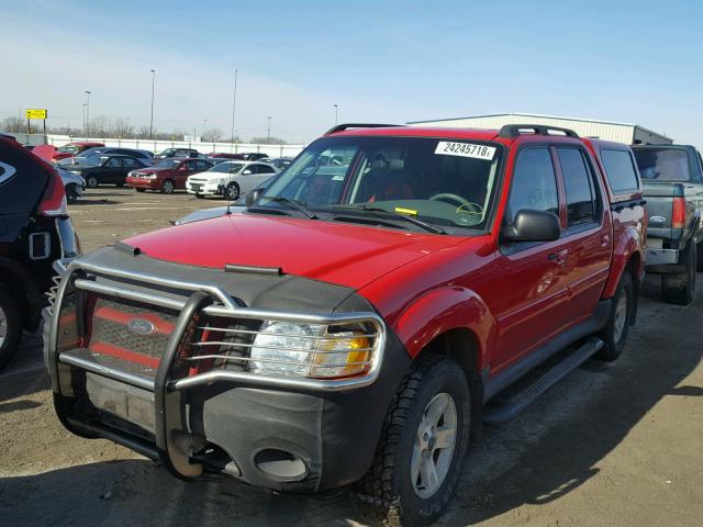 1FMZU77K85UB64359 - 2005 FORD EXPLORER S RED photo 2