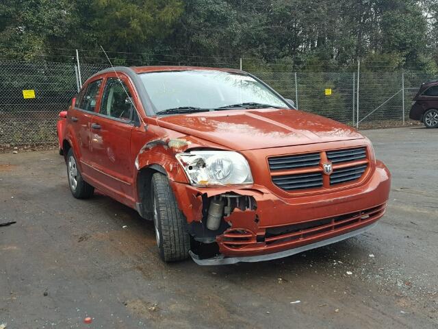 1B3HB28B98D645301 - 2008 DODGE CALIBER ORANGE photo 1