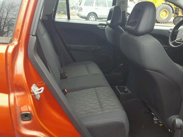 1B3HB28B98D645301 - 2008 DODGE CALIBER ORANGE photo 6