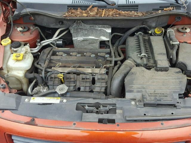 1B3HB28B98D645301 - 2008 DODGE CALIBER ORANGE photo 7