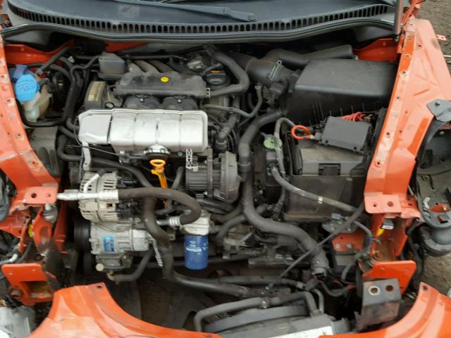 3VWCK21Y13M305951 - 2003 VOLKSWAGEN NEW BEETLE 橙色 照片 7