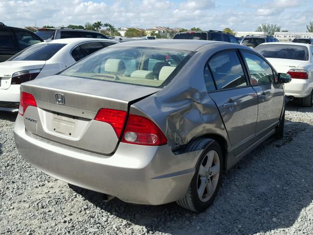 1HGFA16876L081923 - 2006 HONDA CIVIC EX BEIGE photo 4