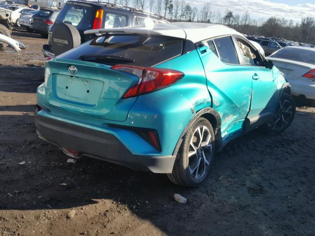 NMTKHMBX0JR028087 - 2018 TOYOTA C-HR XLE TWO TONE photo 4