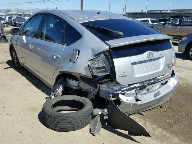 JTDKB20U277088939 - 2007 TOYOTA PRIUS SILVER photo 3