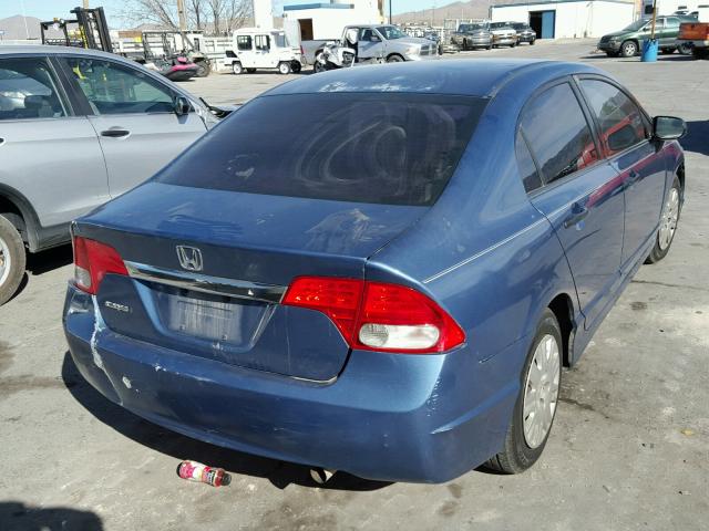 2HGFA1F34BH514321 - 2011 HONDA CIVIC VP BLUE photo 4