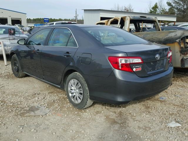 4T1BF1FK5CU188450 - 2012 TOYOTA CAMRY BASE GRAY photo 3