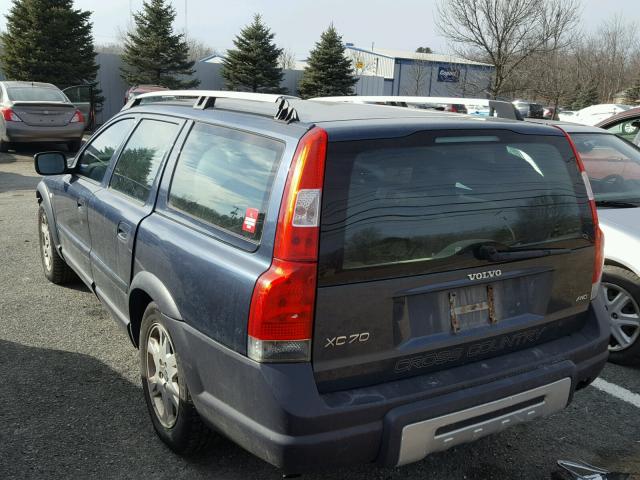 YV1SZ592451175251 - 2005 VOLVO XC70 BLUE photo 3