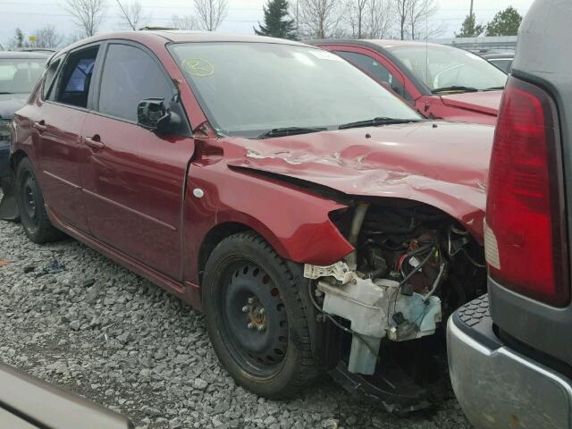 JM1BK143961463352 - 2006 MAZDA 3 HATCHBAC RED photo 1