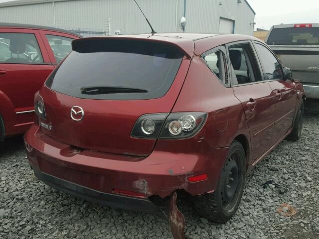JM1BK143961463352 - 2006 MAZDA 3 HATCHBAC RED photo 4