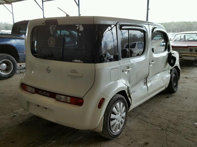 JN8AZ28R09T101337 - 2009 NISSAN CUBE BASE WHITE photo 4