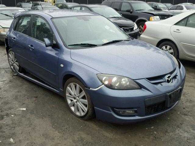 JM1BK34L681831680 - 2008 MAZDA SPEED 3 BLUE photo 1