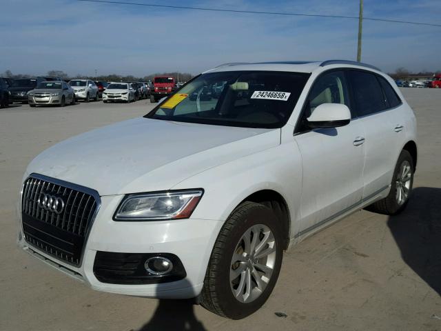 WA1LFAFP8FA108269 - 2015 AUDI Q5 PREMIUM WHITE photo 2