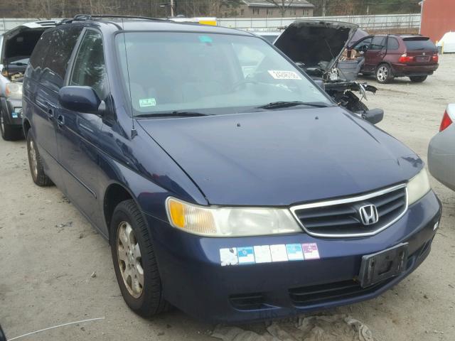 5FNRL18694B045555 - 2004 HONDA ODYSSEY EX BLUE photo 1