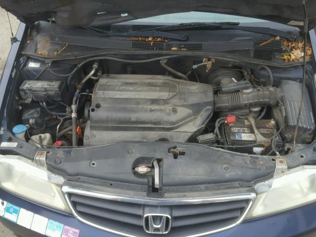 5FNRL18694B045555 - 2004 HONDA ODYSSEY EX BLUE photo 7