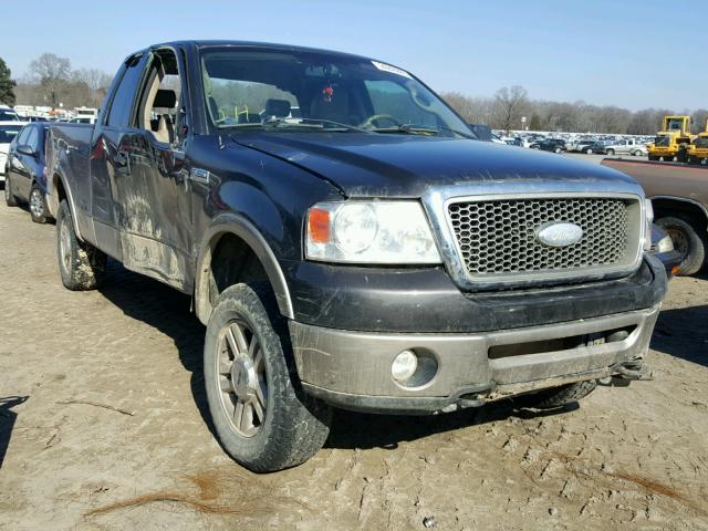 1FTPX14596NA77192 - 2006 FORD F150 BLACK photo 1