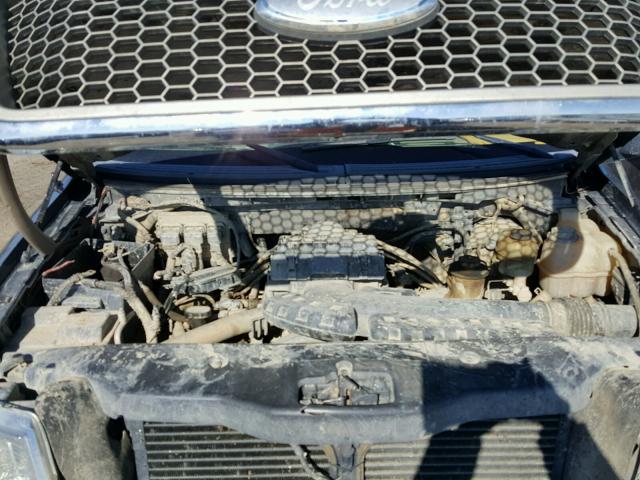 1FTPX14596NA77192 - 2006 FORD F150 BLACK photo 7