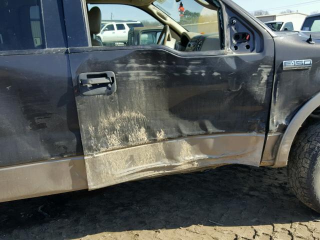 1FTPX14596NA77192 - 2006 FORD F150 BLACK photo 9