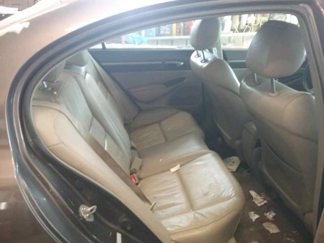 2HGFA1F96AH563118 - 2010 HONDA CIVIC EXL GRAY photo 6