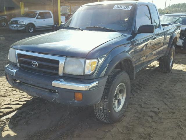 4TAWM72N3WZ042730 - 1998 TOYOTA TACOMA XTR GREEN photo 2