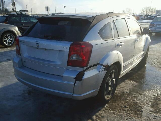 1B3HB48B67D228907 - 2007 DODGE CALIBER SX SILVER photo 4