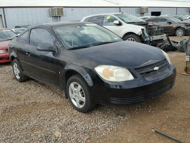 1G1AK15F167674135 - 2006 CHEVROLET COBALT LS BLACK photo 1