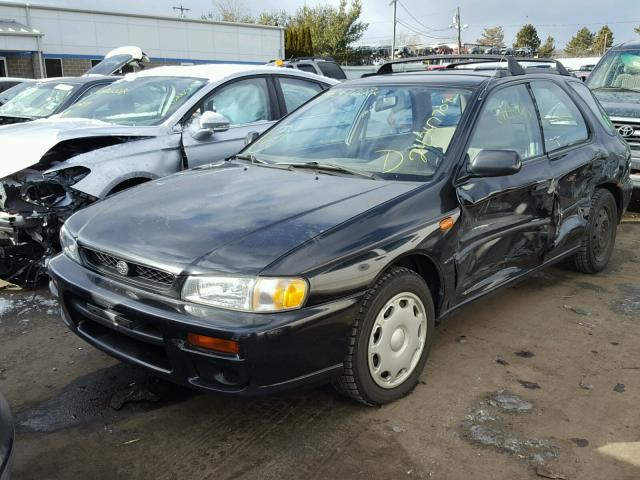 JF1GF4355XH806655 - 1999 SUBARU IMPREZA L BLACK photo 2