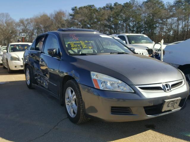 1HGCM56836A172135 - 2006 HONDA ACCORD EX GRAY photo 1