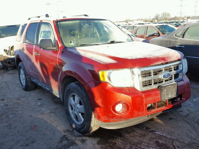 1FMCU9DG2AKC07472 - 2010 FORD ESCAPE XLT RED photo 1