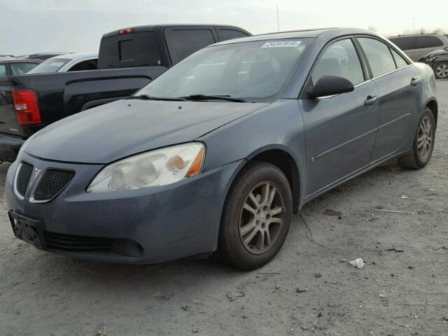 1G2ZF55B864214172 - 2006 PONTIAC G6 SE BLUE photo 2