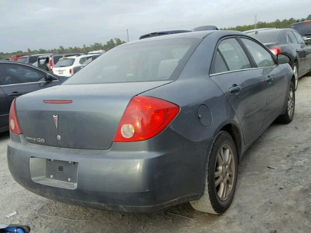 1G2ZF55B864214172 - 2006 PONTIAC G6 SE BLUE photo 4