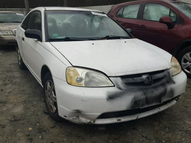 1HGEM22571L094152 - 2001 HONDA CIVIC LX WHITE photo 1