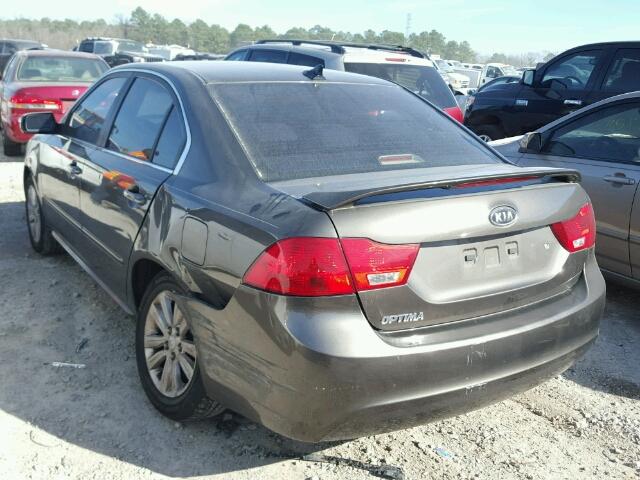 KNAGG4A89A5431654 - 2010 KIA OPTIMA LX GRAY photo 3