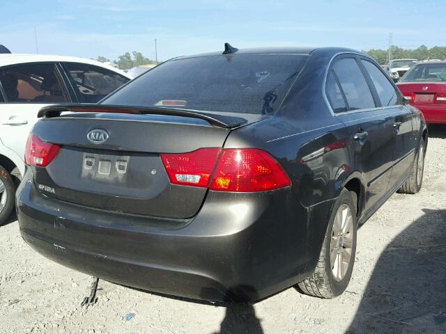 KNAGG4A89A5431654 - 2010 KIA OPTIMA LX GRAY photo 4