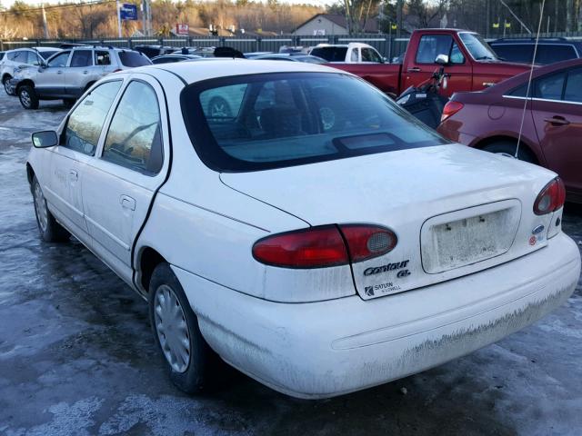 1FALP6535TK195073 - 1996 FORD CONTOUR GL WHITE photo 3