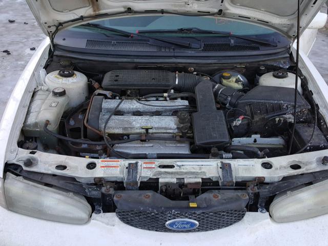 1FALP6535TK195073 - 1996 FORD CONTOUR GL WHITE photo 7