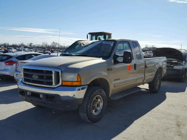 1FTNX21FX1EB27679 - 2001 FORD F250 SUPER BEIGE photo 2