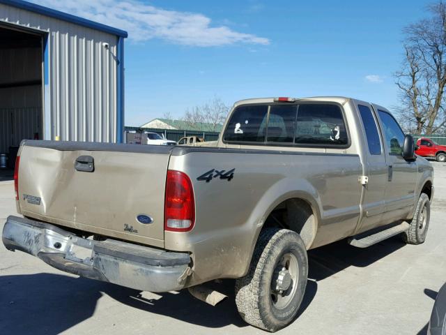 1FTNX21FX1EB27679 - 2001 FORD F250 SUPER BEIGE photo 4