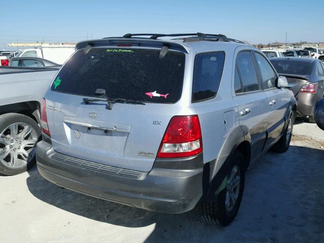 KNDJD733655380995 - 2005 KIA SORENTO EX BLUE photo 4