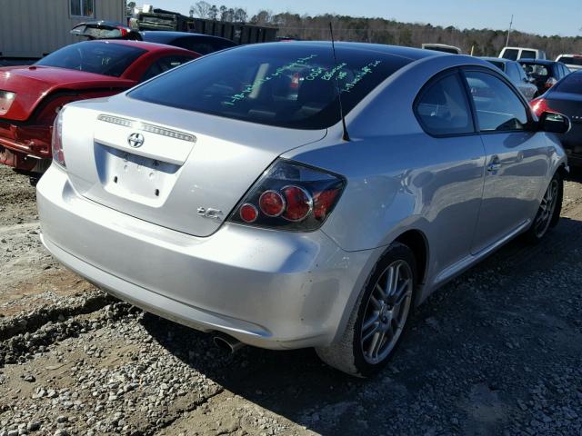 JTKDE3B73A0319465 - 2010 TOYOTA SCION TC SILVER photo 4