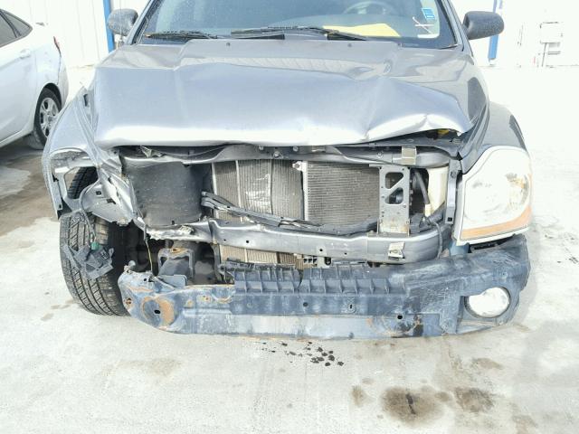 1D4HB48N26F192051 - 2006 DODGE DURANGO SL GRAY photo 9