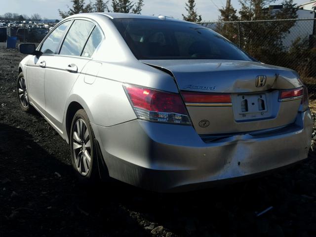 1HGCP2F81BA102097 - 2011 HONDA ACCORD EXL SILVER photo 3