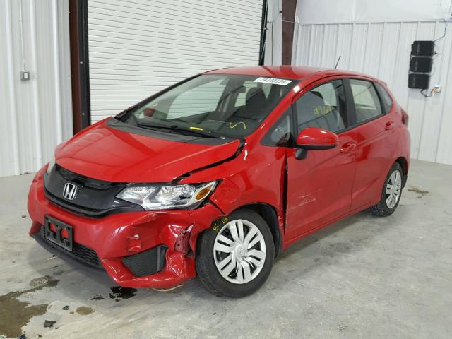 JHMGK5H55GX032688 - 2016 HONDA FIT LX RED photo 2