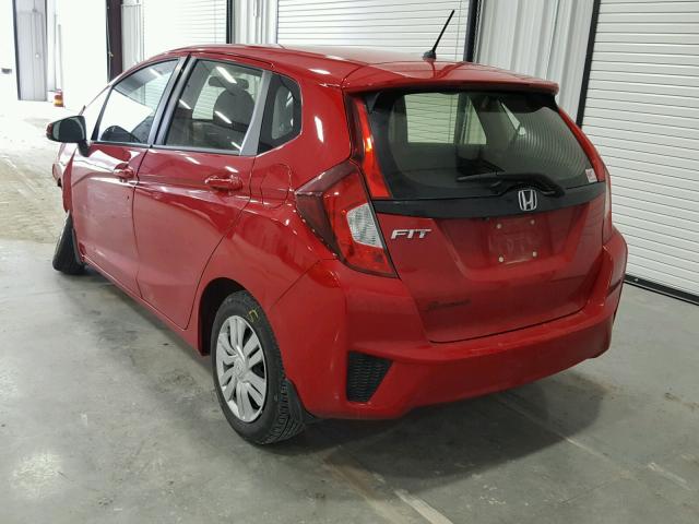 JHMGK5H55GX032688 - 2016 HONDA FIT LX RED photo 3