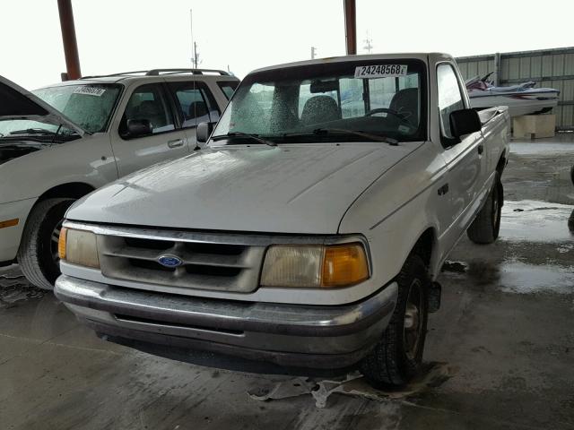 1FTCR10X3VUA94459 - 1997 FORD RANGER WHITE photo 2