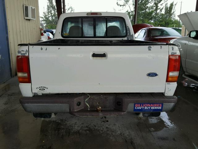 1FTCR10X3VUA94459 - 1997 FORD RANGER WHITE photo 6