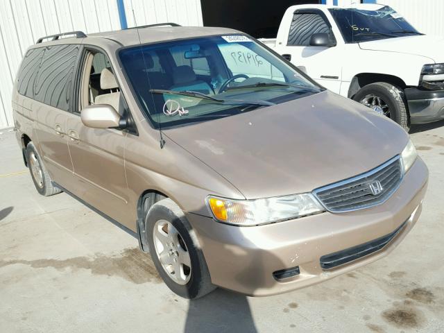 2HKRL18611H605887 - 2001 HONDA ODYSSEY EX GOLD photo 1